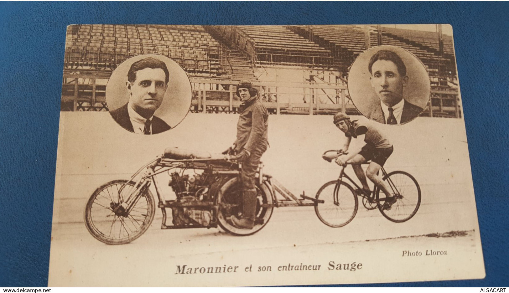 Maronnier Et Son Entraineur Sauge - Ciclismo