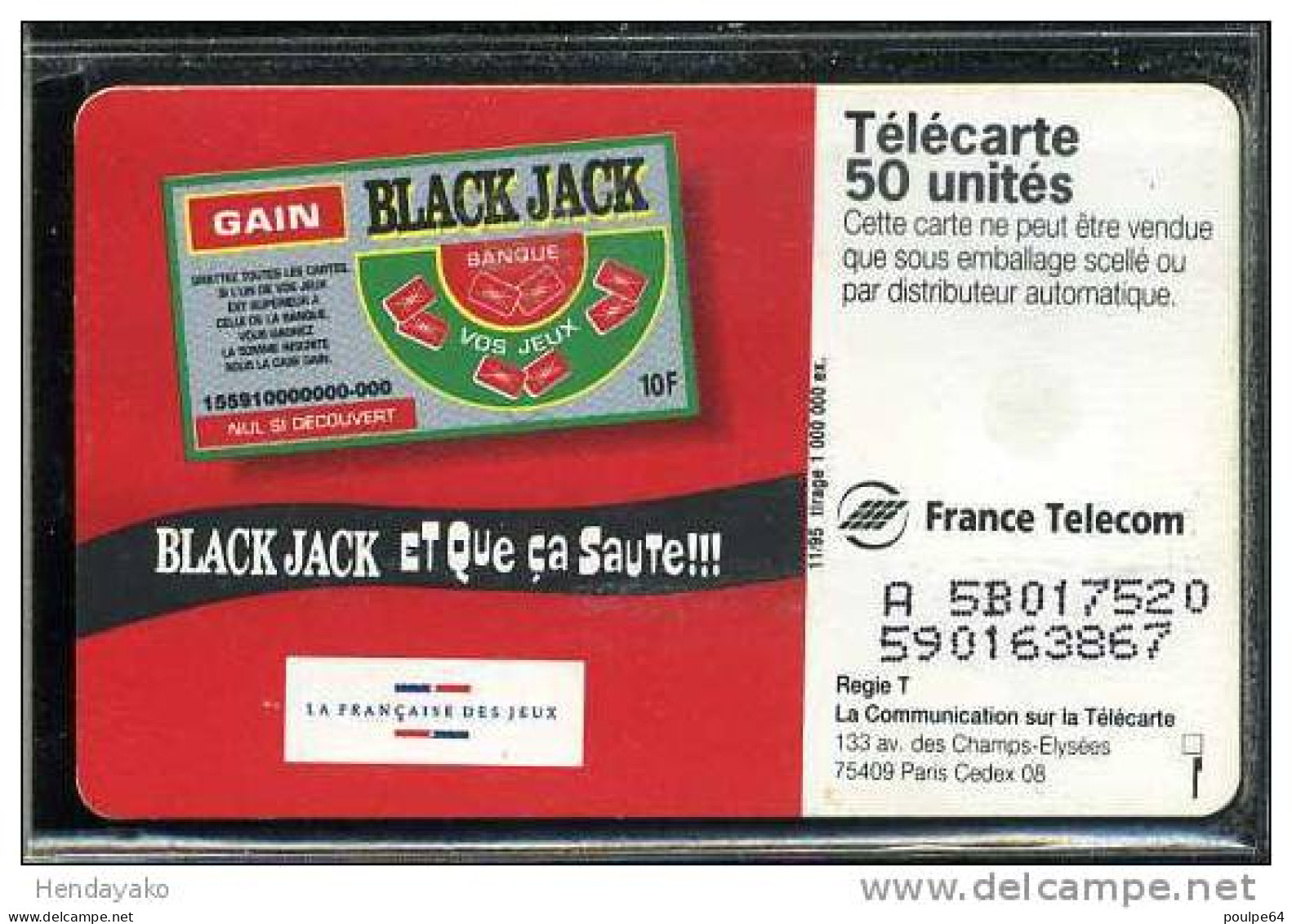 F0599  11/1995 BLACK JACK  50 SO3 - 1995