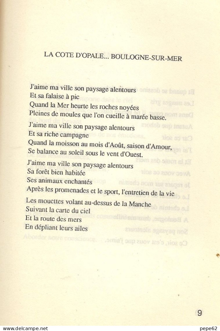 Paysages Solaires-la Cote D'opale Boulogne Sur Mer- Brigitte D'avignon- Poemes Chansons - Franse Schrijvers