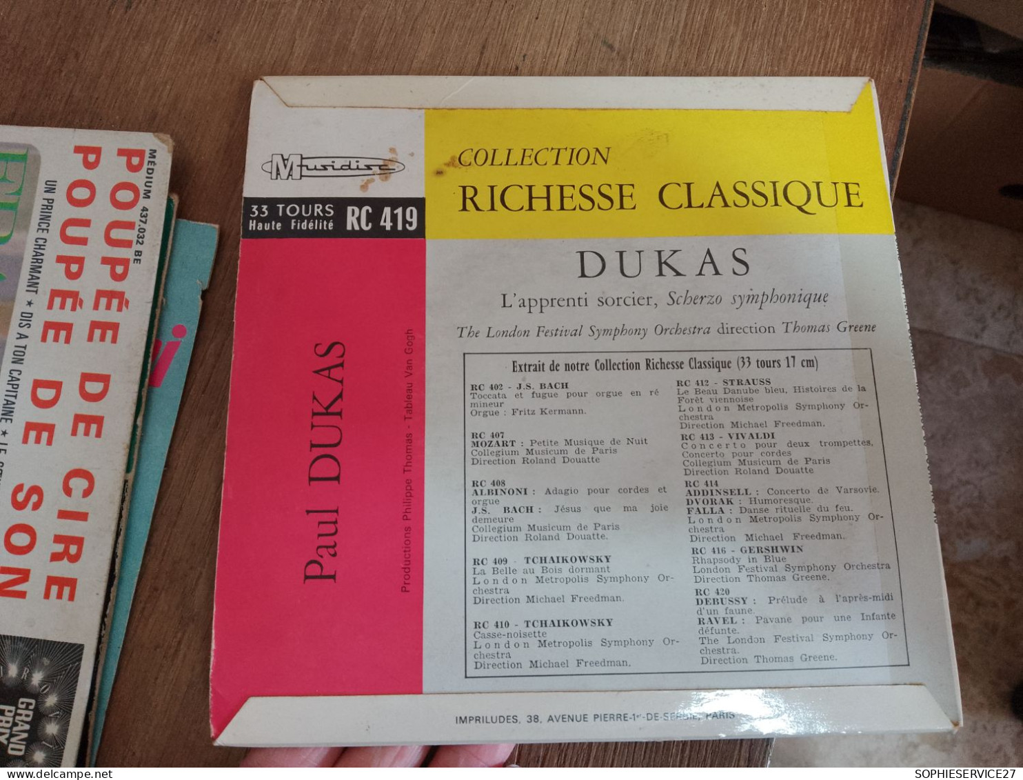 134 //  DUKAS / L'APPRENTI SORCIER - Klassik