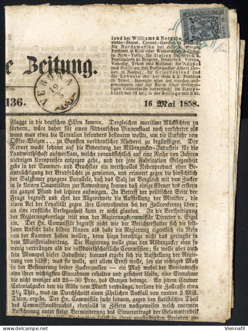 **/*/cover/bof 1853/57, 9 C. Violetto Grigio Quartina E Blocco Di 24 Nuovo Con Gomma Integra, 2 Coppie Verticali Del 10  - Modène