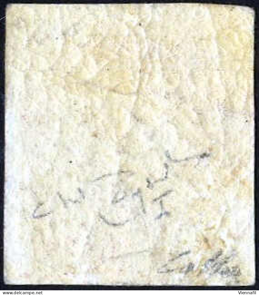 * 1858, 10 Gr. Rosa Brunastro I Tavola, Nuovo Con Gomma Originale, Cert. Colla E Raybaudi, Sass. 10 / 26000,- Michel 5 - Naples