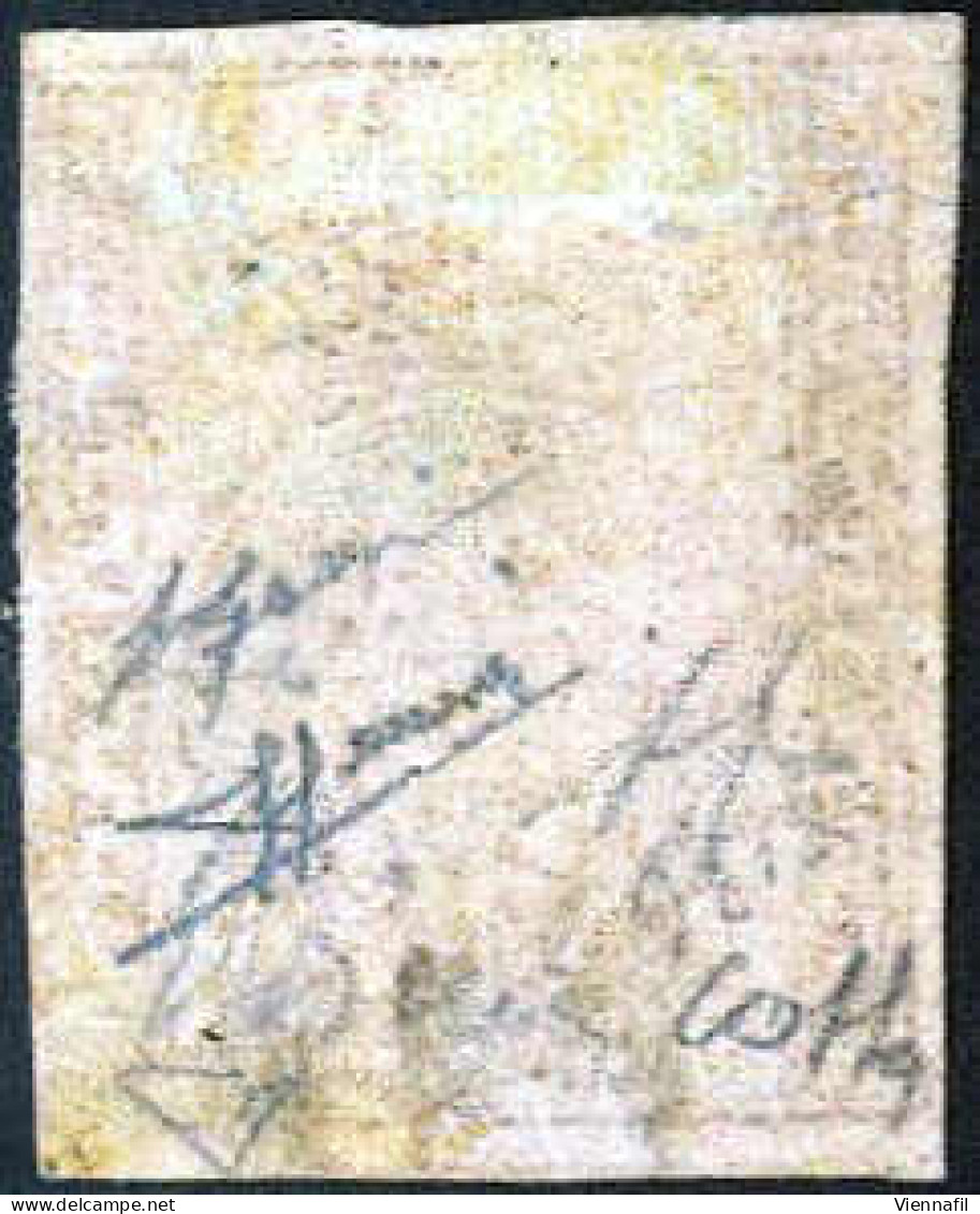 * 1852, 15 C. Rosa, Nuovo Con Gomma Originale, 3 Firme Diverse Dei Diena, Cert. Colla, Gazzi E Sorani, Sass. 3 / 16000,- - Parma