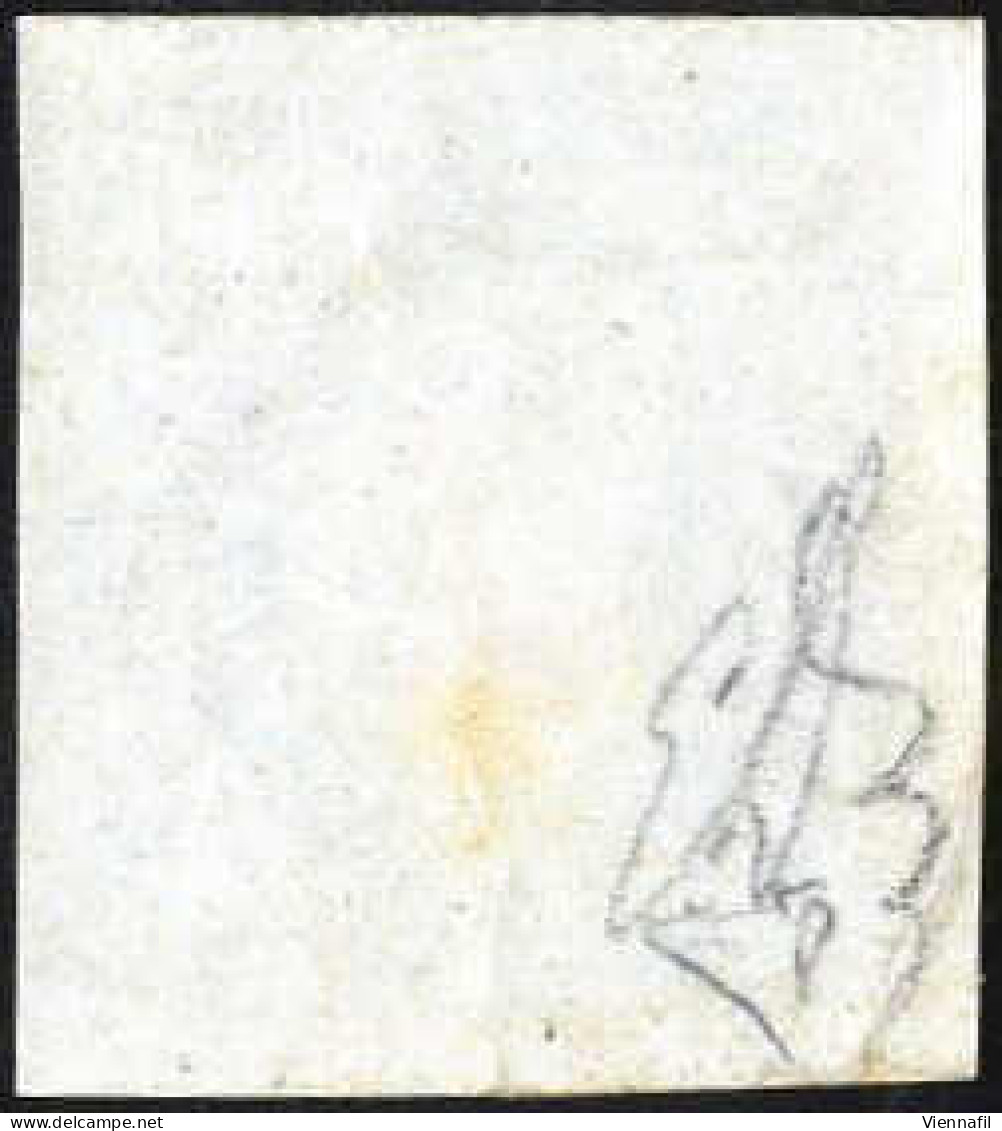 * 1851, 5 C. Nero Intenso, Nuovo Con Gomma Originale, Cert. Sorani, Sass. 1c / 36000,- Michel 1 - Sardinien