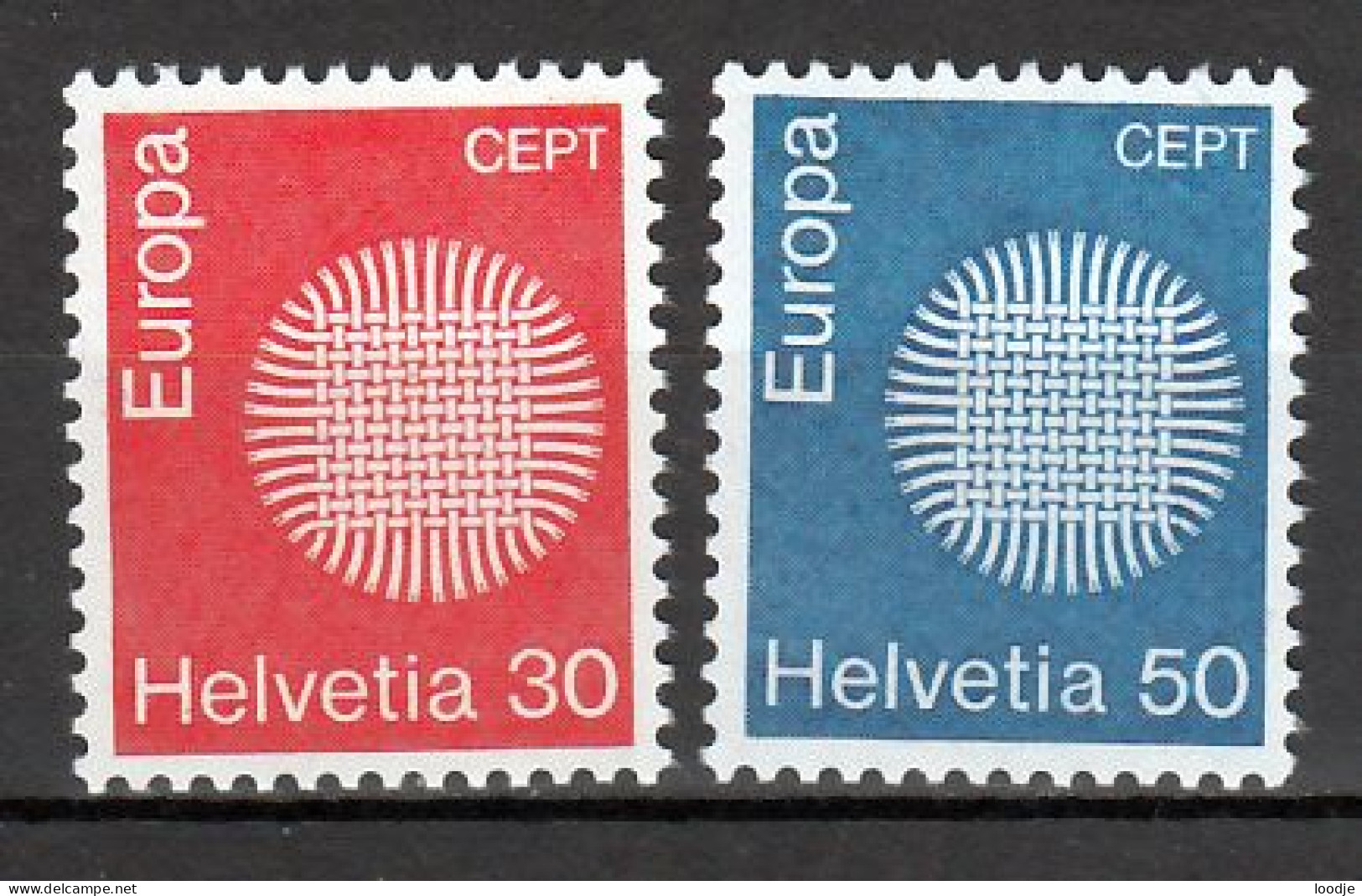 Zwitserland Europa Cept 1970 Postfris - 1970