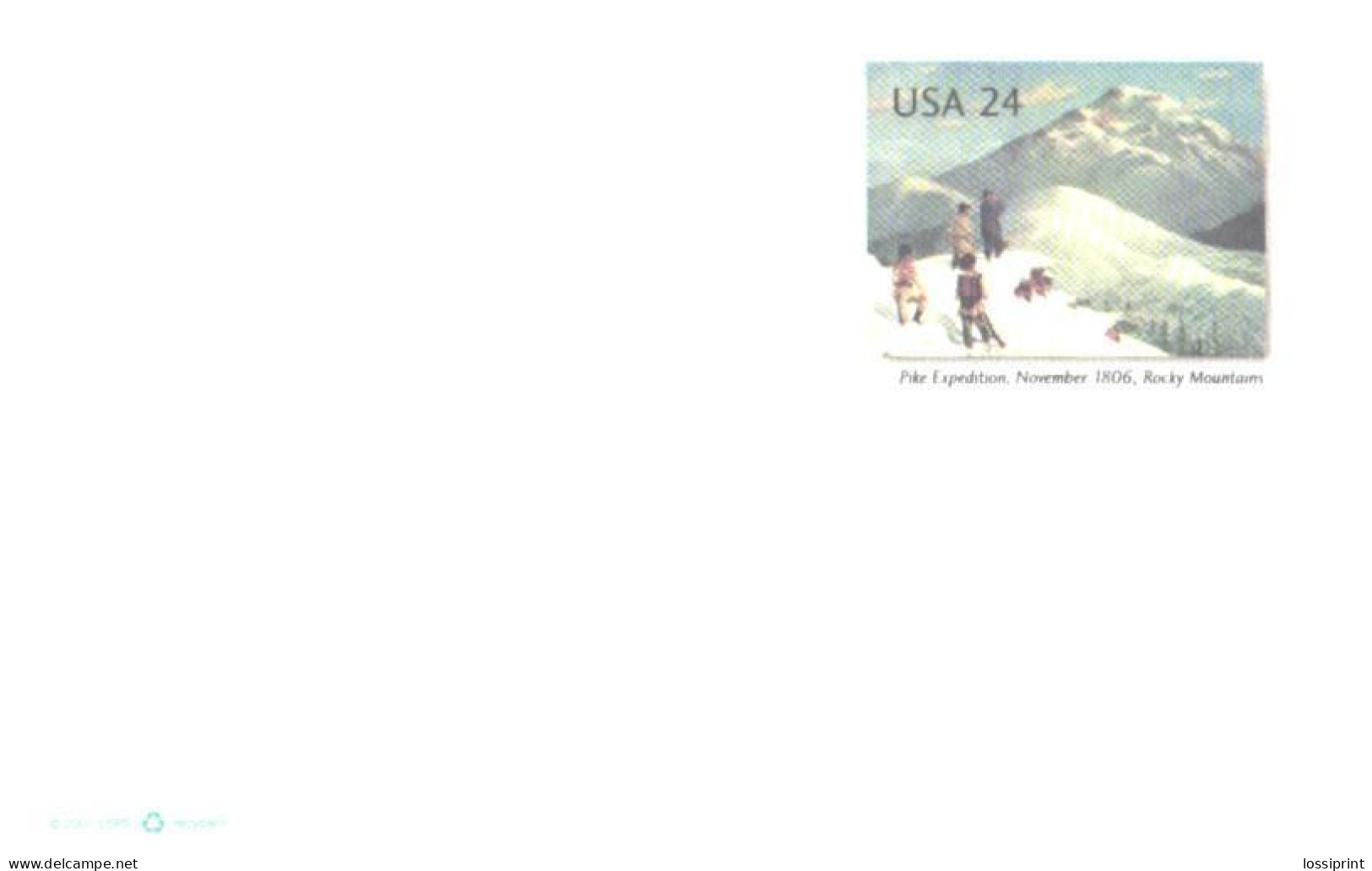 USA:United States:Postal Stationery, Pike Expedition, November 1806, Rocky Mountains, 2005 - 2001-10
