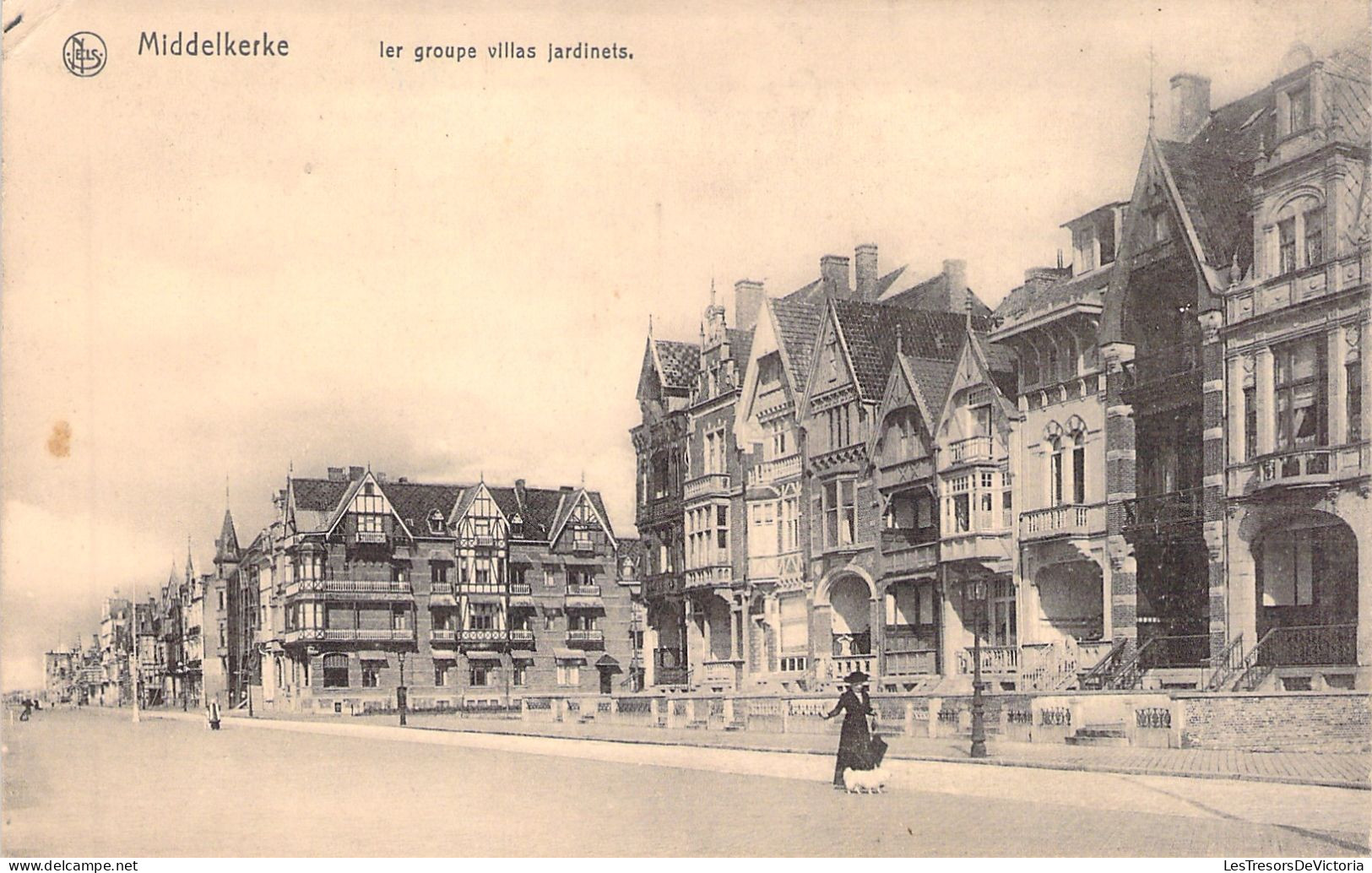 BELGIQUE - Middelkerke -  Groupe Villas Jardinets - Carte Postale Ancienne - - Middelkerke