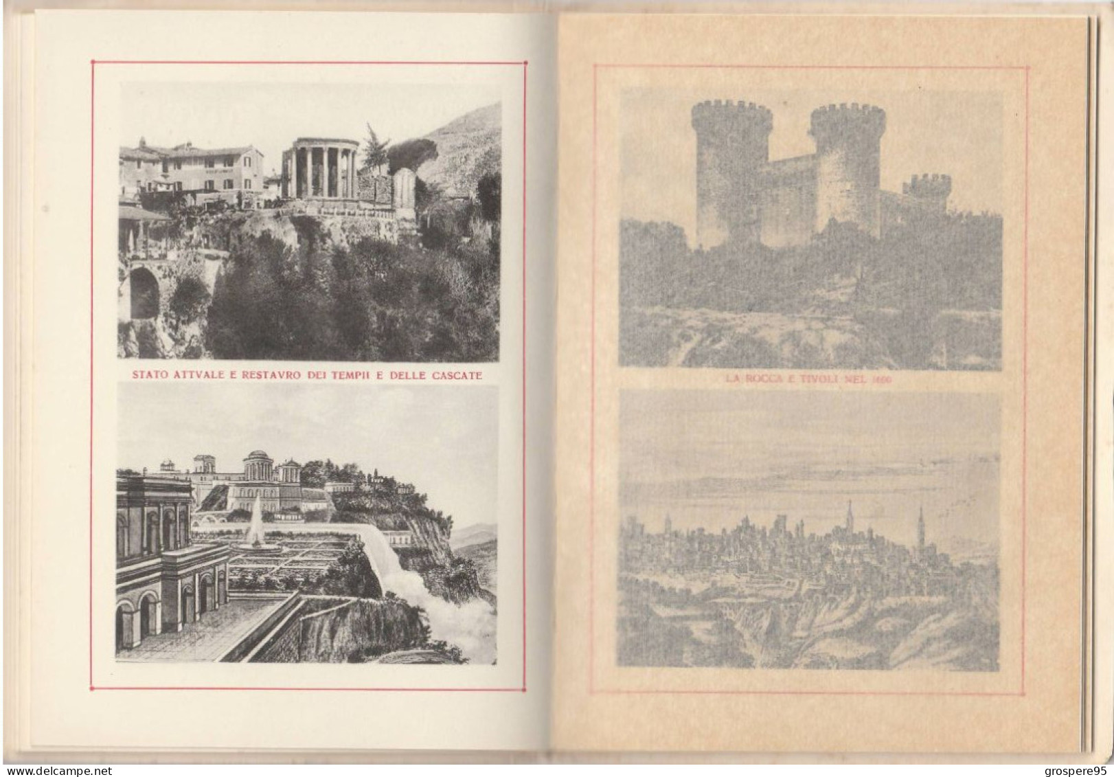 ITALIE VILLA ADRIANA TIVOLI VILLA D'ESTE G RISPOSTELLI HISTORIA QUOQUO MODO SCRIPTA DELECTAT