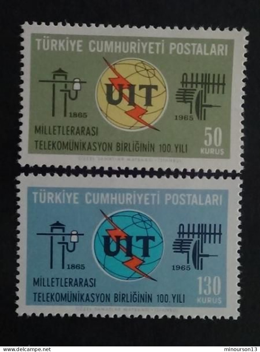 1965 TURQUIE Y&T N° 1732 à 1740 ** - THEMES DIVERS - Unused Stamps