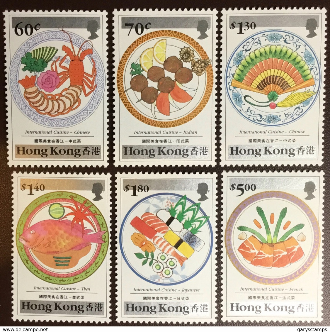 Hong Kong 1990 International Cuisine MNH - Unused Stamps