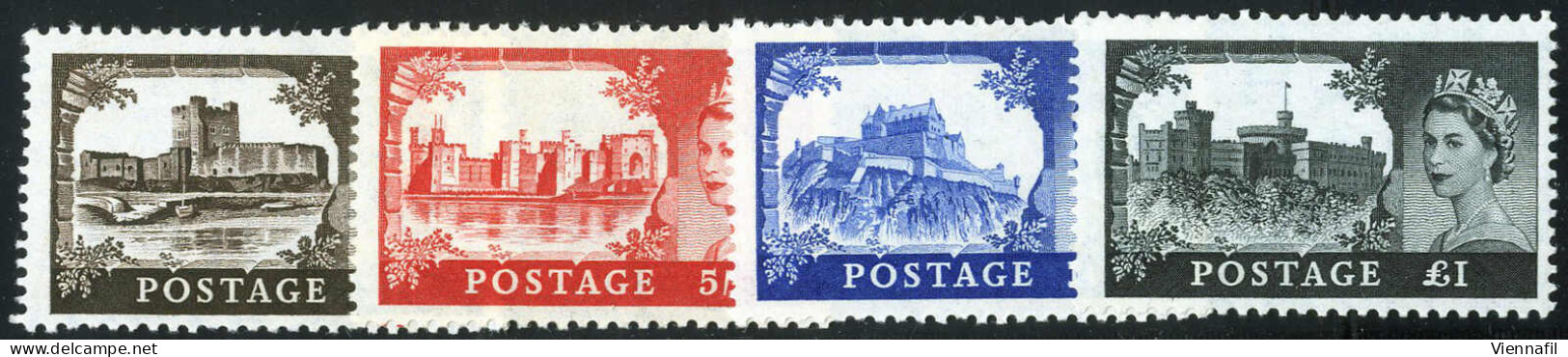 ** 1959, Postage Stamps De La Rue, Mint Never Hinged Series, Mi.335/38 I / SG335/38a 1959, Freimarken De La Rue, Postfri - Autres & Non Classés