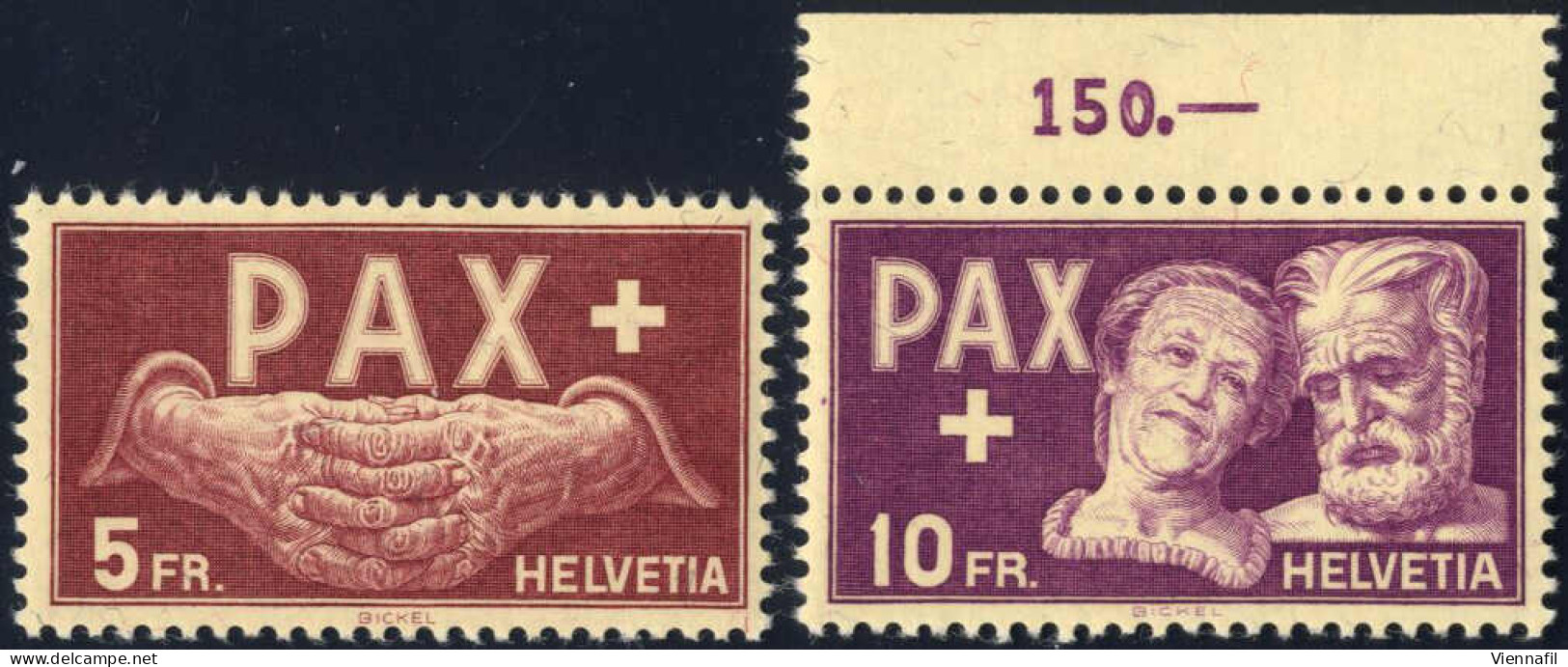 ** 1945, Pax, Komplette Serie 13 Werte Postfrisch, Mi. 447-459 - Otros & Sin Clasificación
