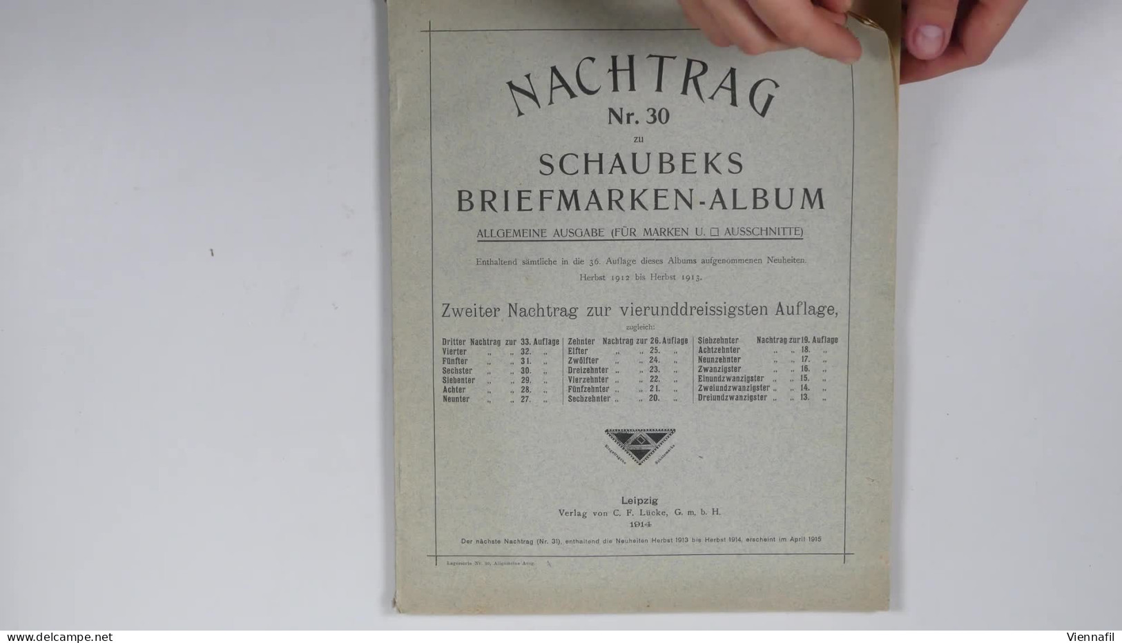 */o Schaubek Jugendstilalbum 1840/1904 Mit Nachträgen In Sehr Guter Erhaltung Mit Einer Vielzahl An Marken, Abbildungen  - Collections (with Albums)