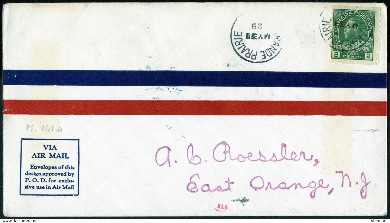 Cover Kanada 1906/42 Ca., Interessantes Lot Mit Ca. 150 Belegen, Davon Ca. 100 Luftpostbriefe, Erstflüge, Raketenpost, F - America (Other)