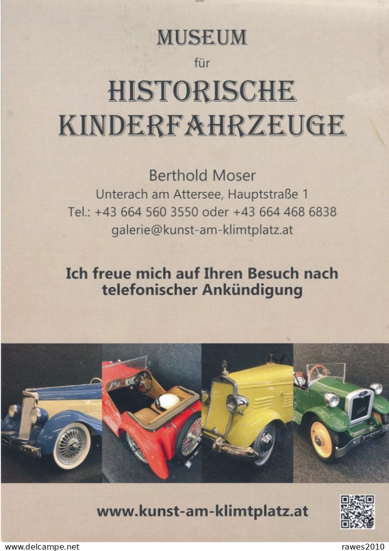 Österreich Attersee Unterach Histroische Kinderfahrzeuge Museum - Attersee-Orte