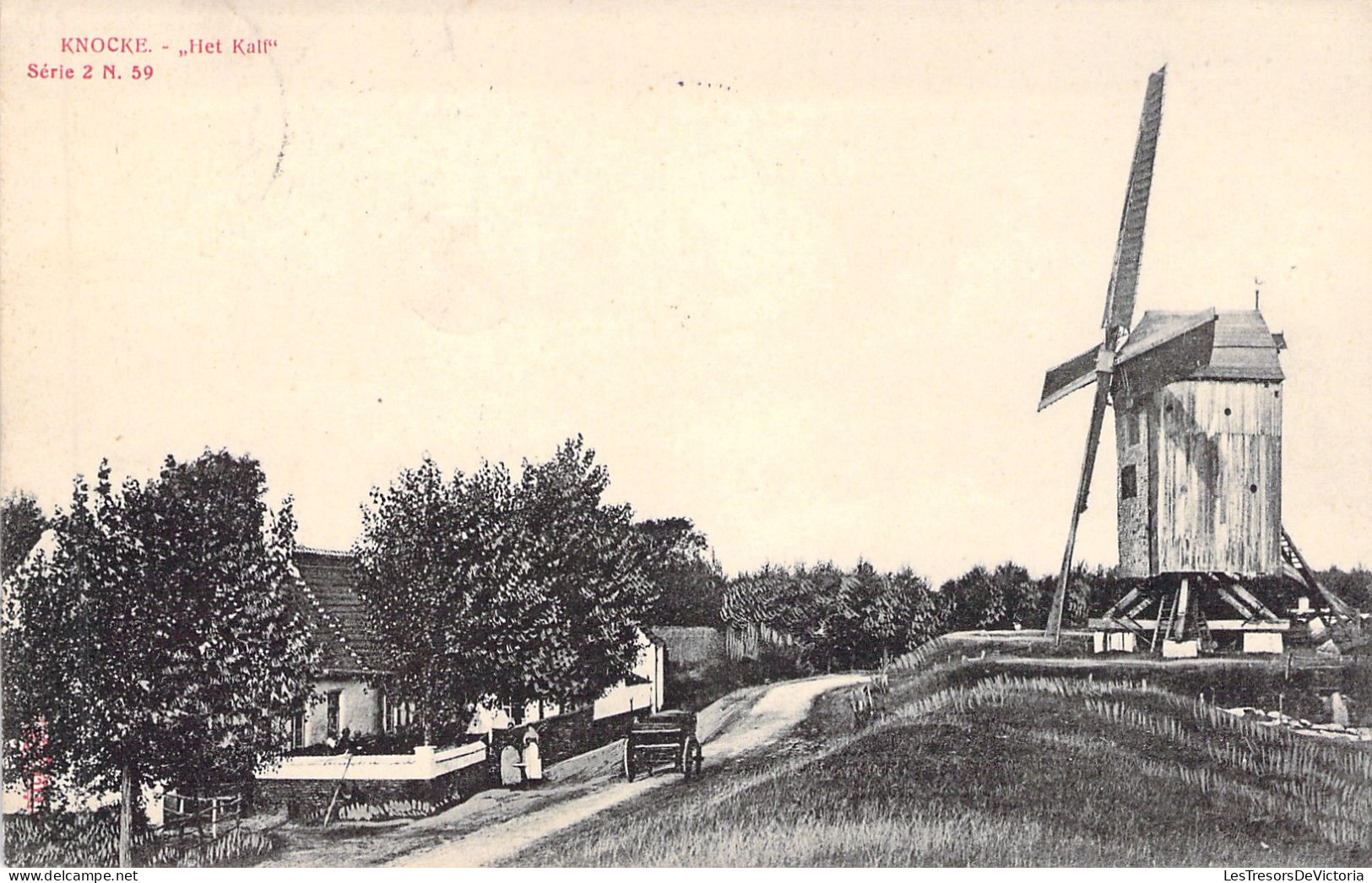 BELGIQUE - Knocke - Het Kalf - Le Moulin - Carte Postale Ancienne - - Knokke