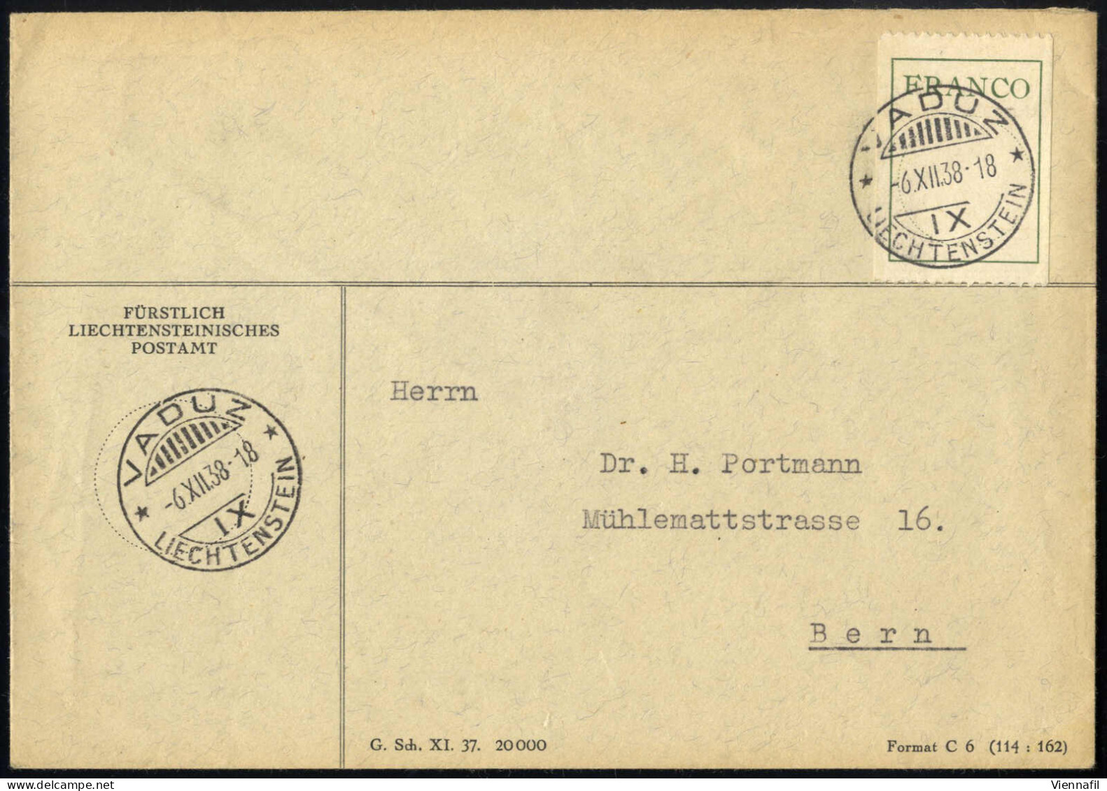 Cover Liechtenstein 1912/50 Ca., Interessantes Lot Mit 25 Belegen, Dabei Auch Bessere Frankaturen, Abbildungen Siehe Onl - Autres - Europe