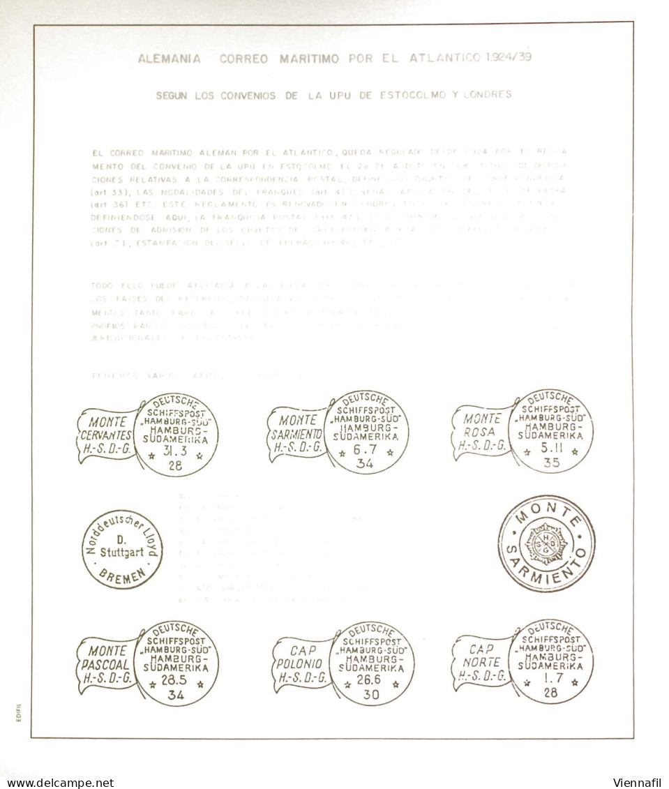 Cover 1925/39, Lot Von 15 Briefen Bzw. Postkarten, Meist Mit Der Deutschen Seepost Transportiert, Dabei Auch Drei Luftpo - Autres & Non Classés