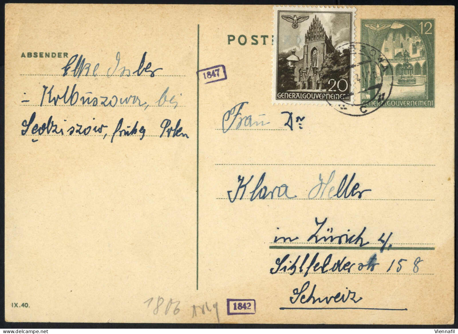 Cover 1904/48, 15 Karten, Briefe, Ganzsachen, Vier Einschreiben Und 2 Perfin, Alle Bilder In Onlinekatalog - Otros & Sin Clasificación