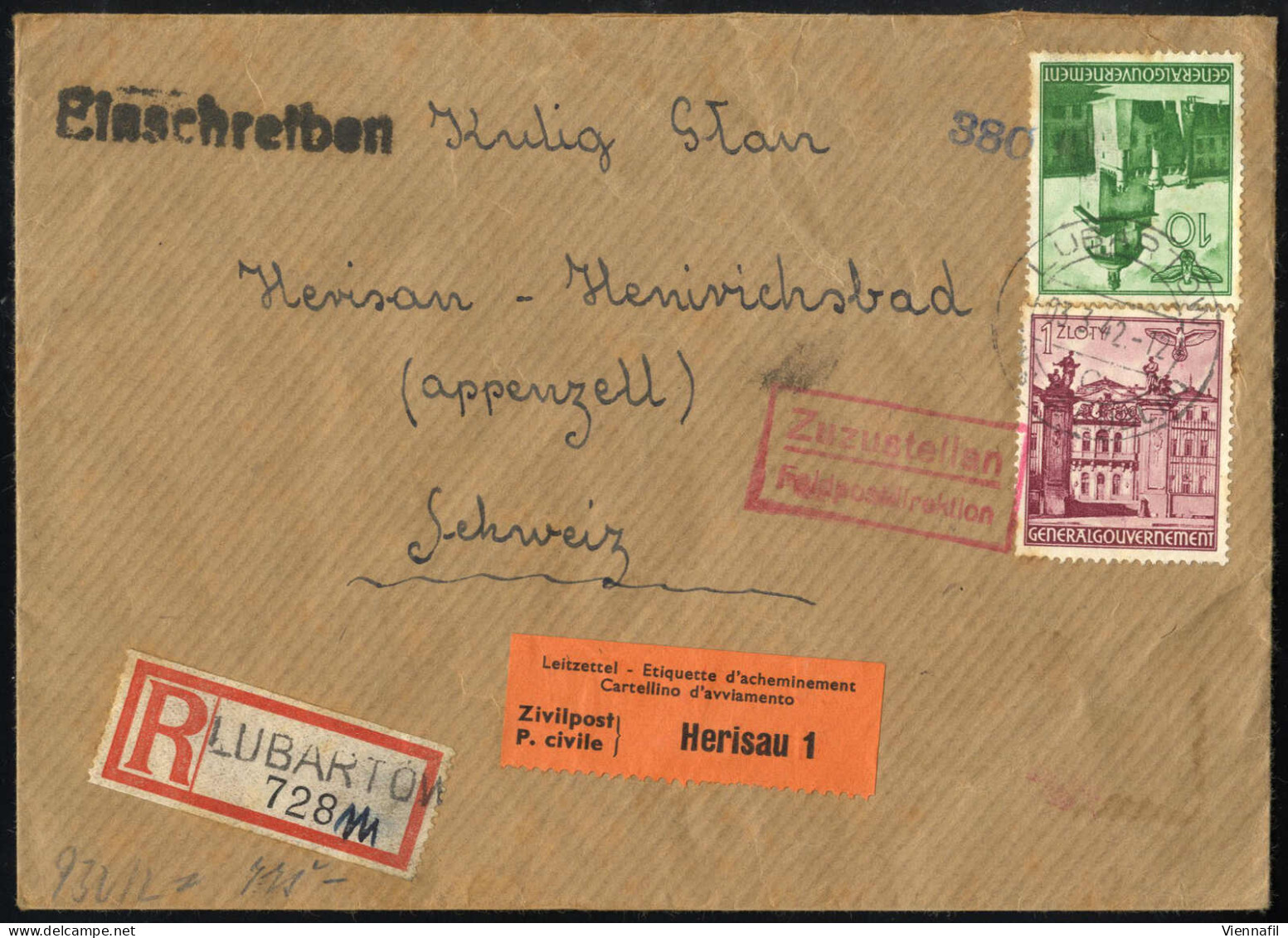 cover 1904/48, 15 Karten, Briefe, Ganzsachen, vier Einschreiben und 2 Perfin, alle Bilder in Onlinekatalog