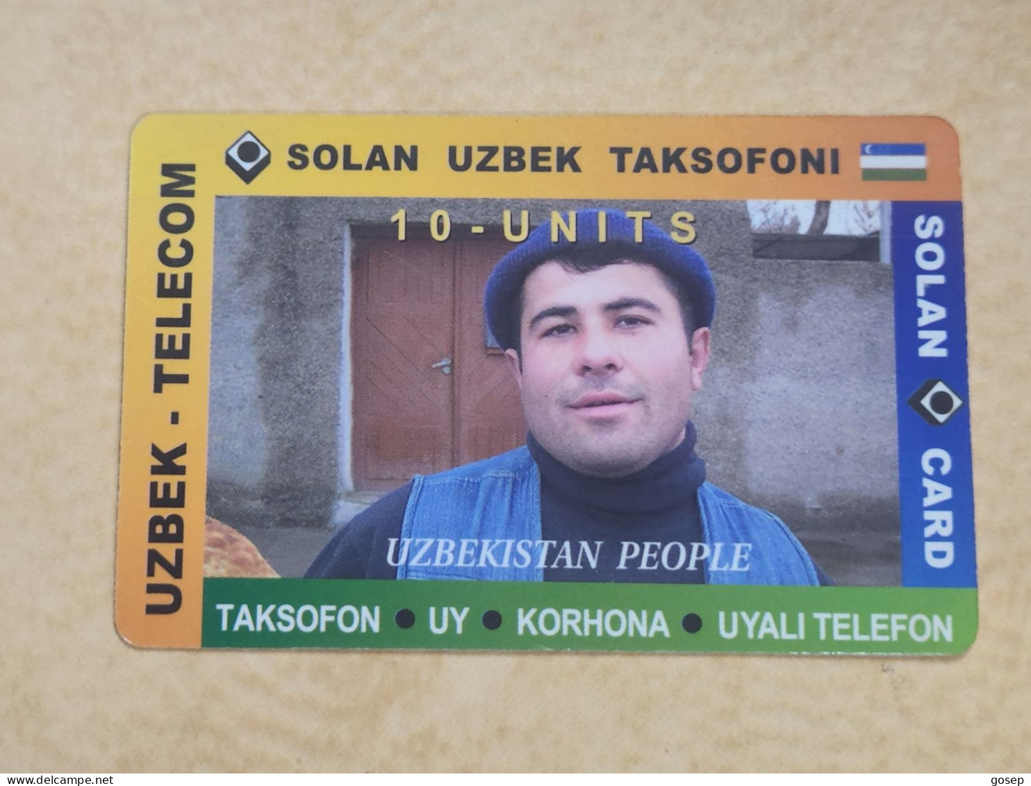 UZBEKISTAN-(UZ-SUT-0012)-SOLAN-MAN-(3)(10units)-(037-707-895-040)(31.12.2007)-used Card - Oezbekistan