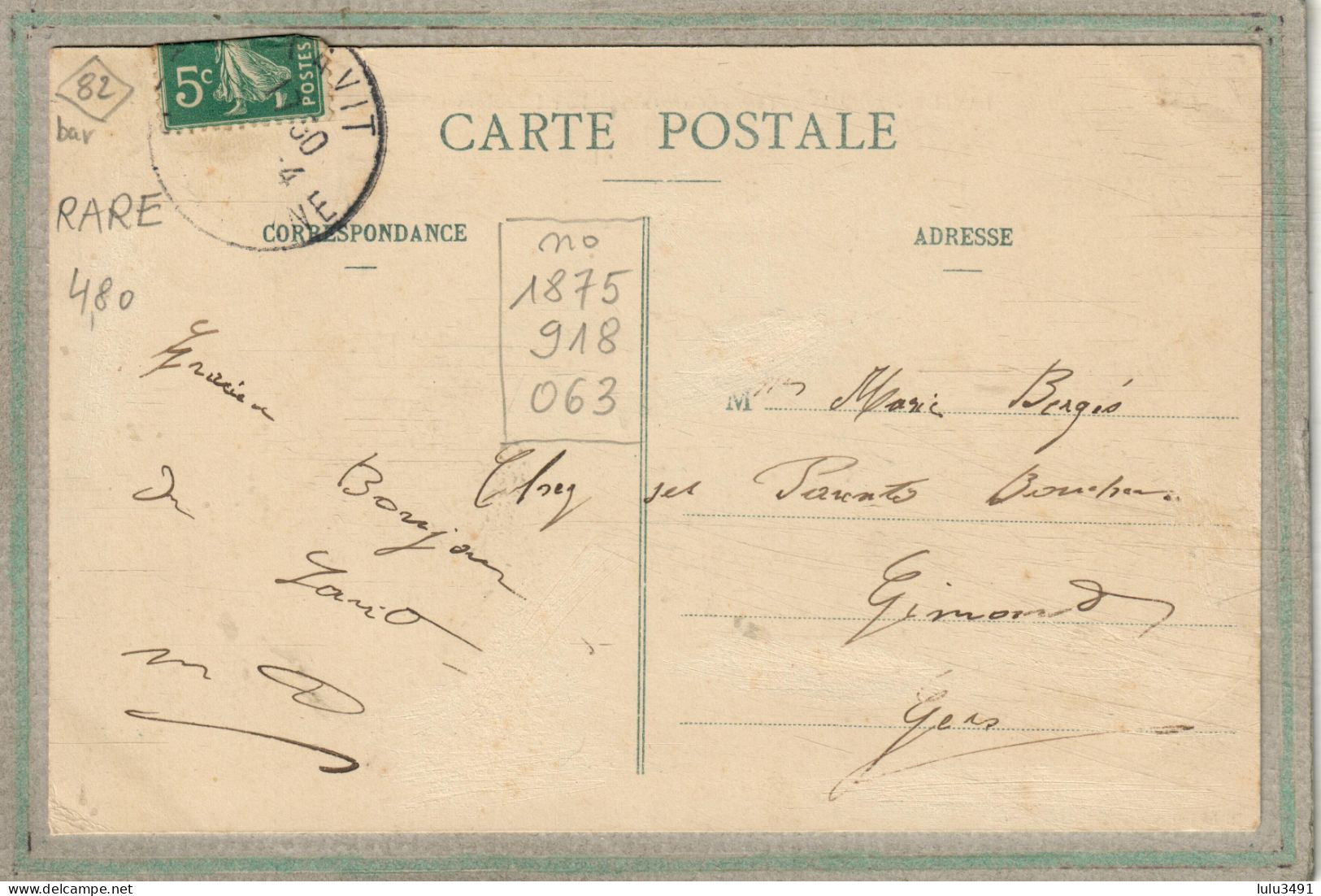 CPA (82) LAVIT-de-LOMAGNE - Aspect De La Mare Aux Canards Et Du Foiral Toulousain En 1910 - Lavit