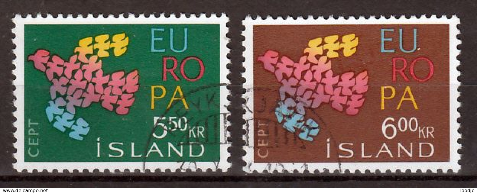 Ijsland  Europa Cept 1961 Gestempeld - 1961