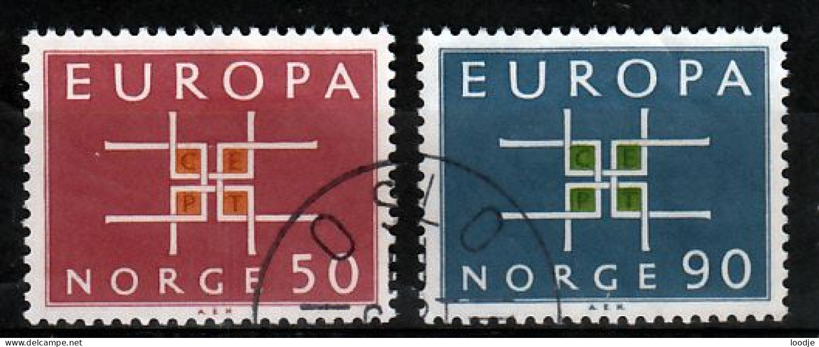 Noorwegen  Europa Cept 1963 Gestempeld - 1963