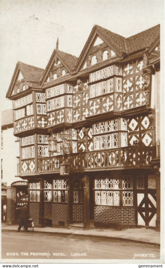 LUDLOW - THE FEATHERS HOTEL.   JUDGES - Shropshire