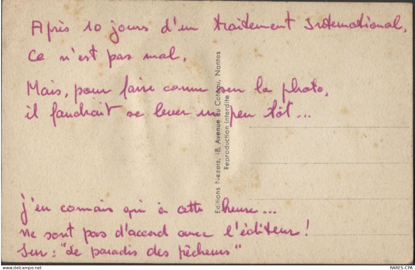 64 VALLEE D'ASPE - C'EST VRAIMENT LE PARADIS DES PECHEURS ! Carte à Système - RCPA 04 - Otros & Sin Clasificación