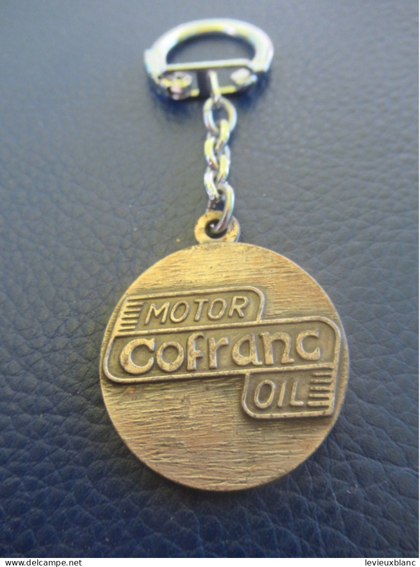 Porte-Clé  Ancien/Lubrifiant/ Motor COFRANC  Oil / La ROCHELLE/ Métal /Vers1970-1980   POC709 - Key-rings