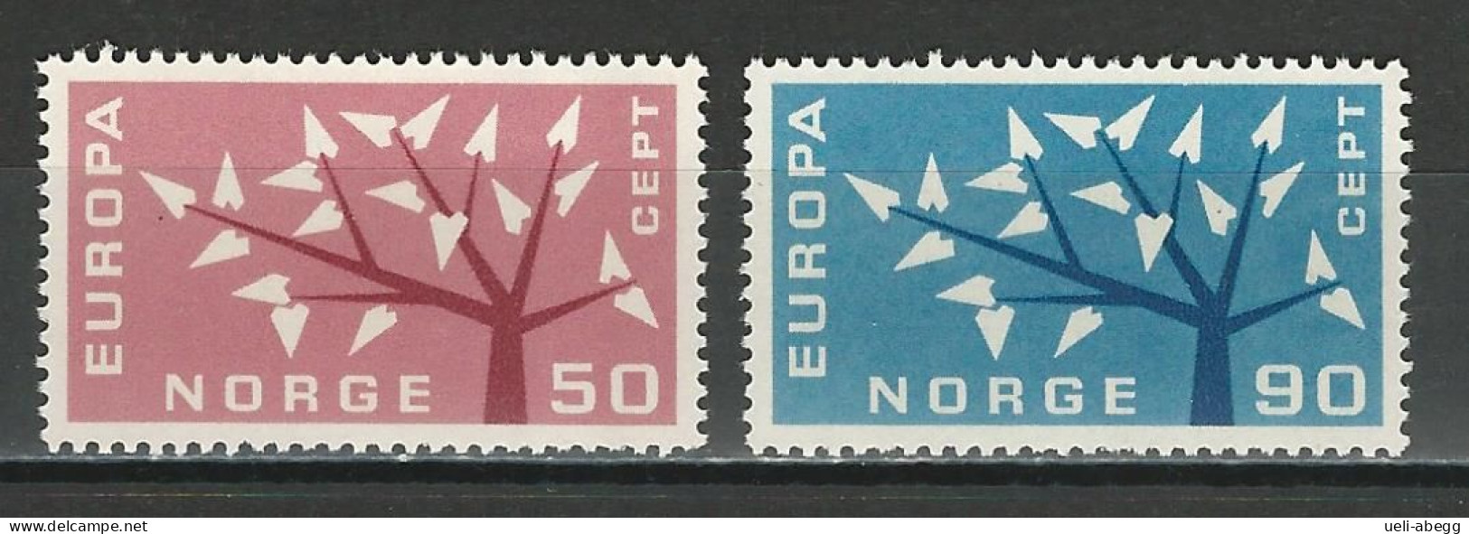 Norwegen Mi 476-77 ** - Ungebraucht