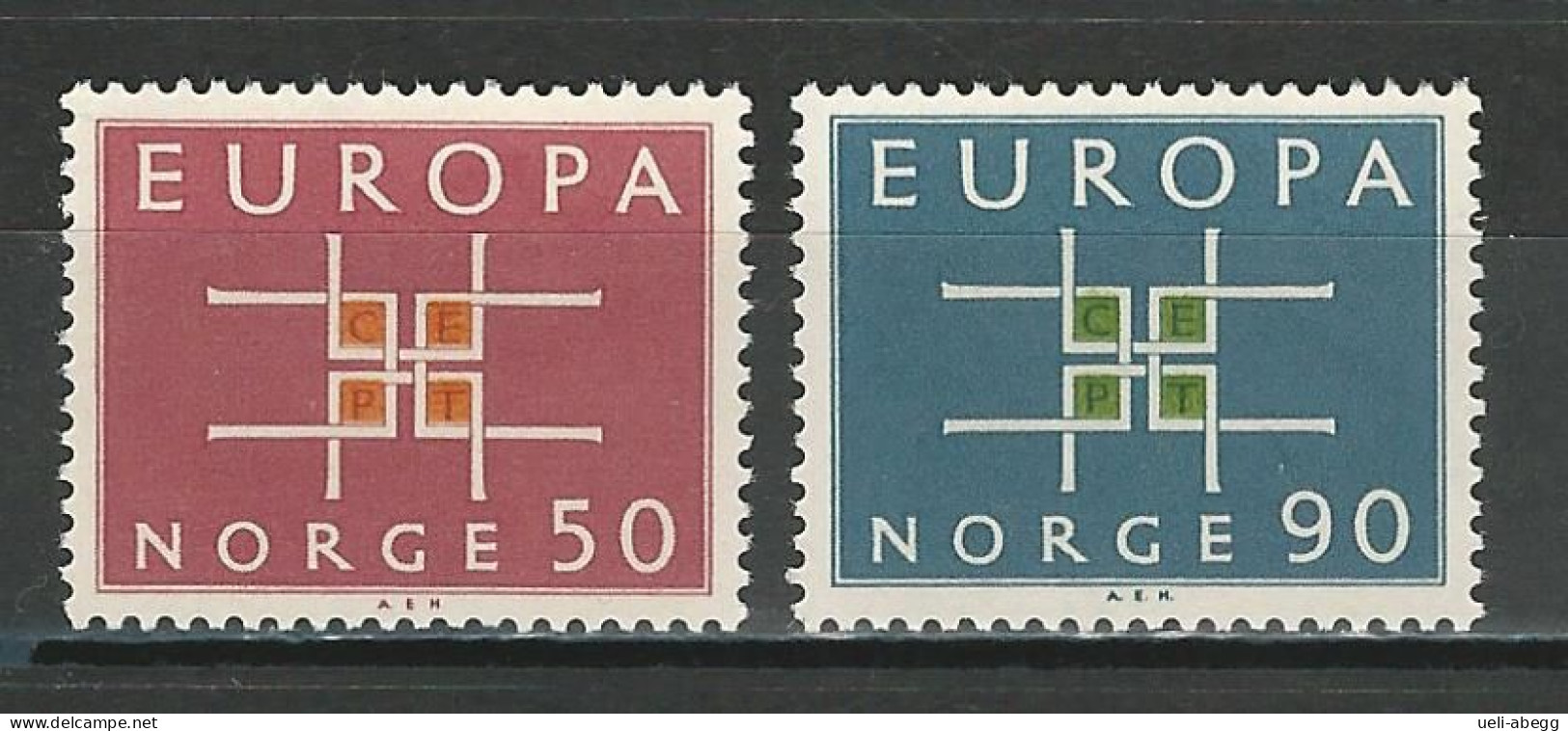 Norwegen Mi 498-99 ** - Ungebraucht