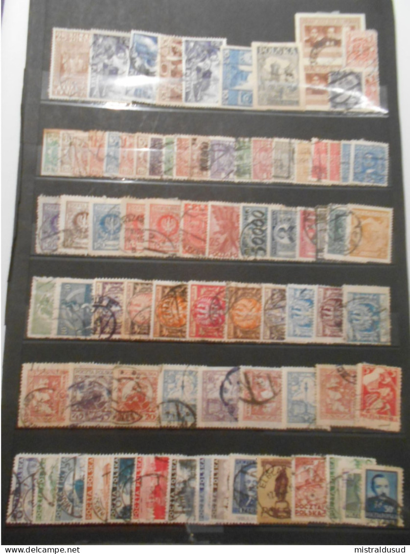 Pologne Collection , 80 Timbres Obliteres Anciens - Sammlungen