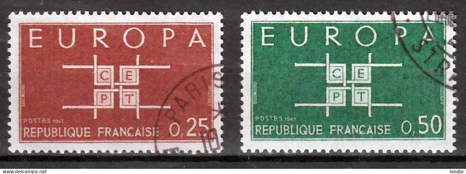 Frankrijk Europa Cept 1963 Gestempeld - 1963