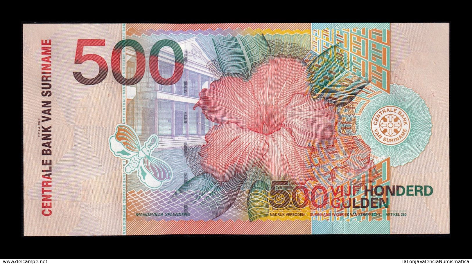 Surinam Suriname 500 Gulden 2000 Pick 150 Sc Unc - Suriname