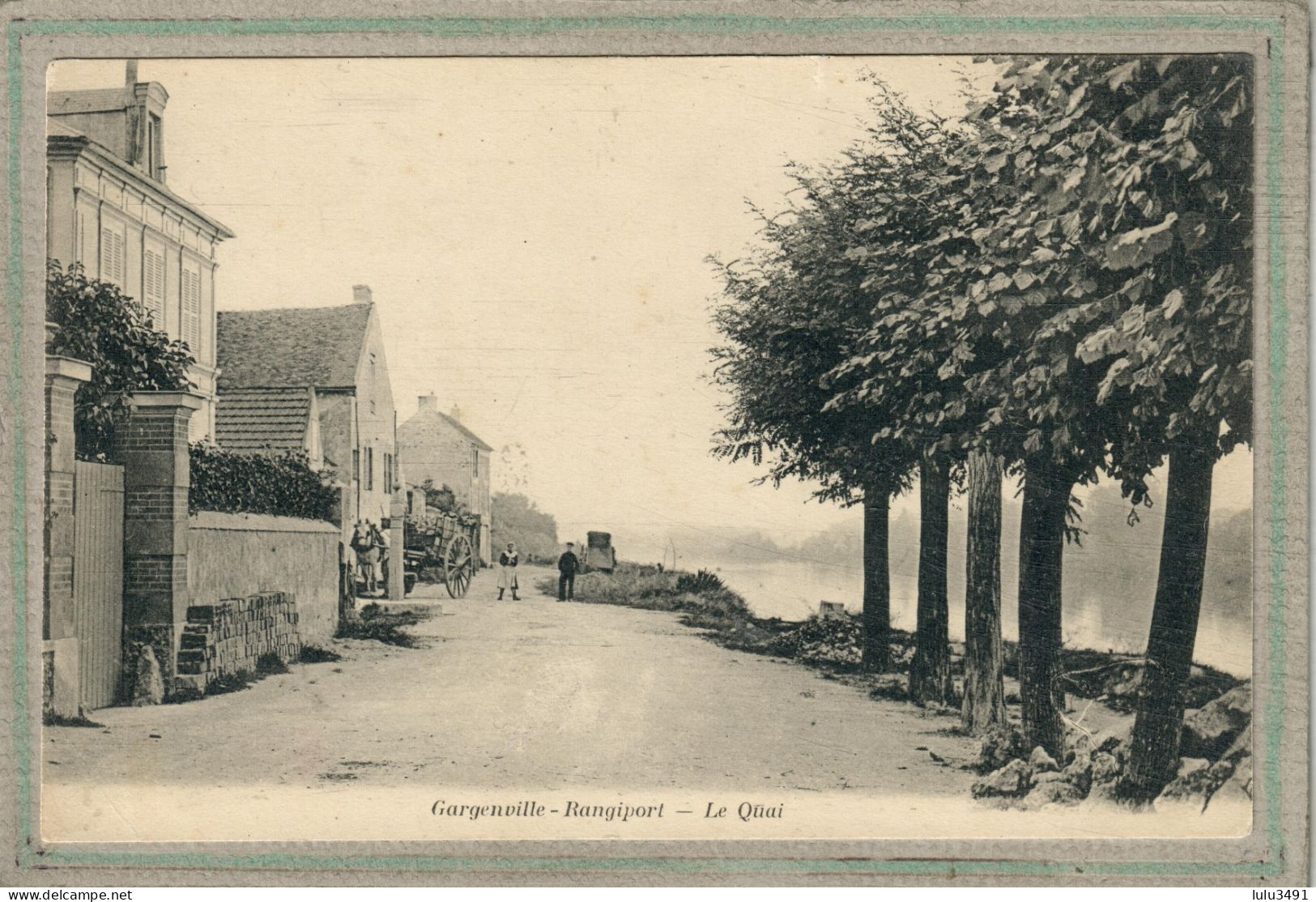 CPA (78) GARGENVILLE-RANGIPORT - Aspect Du Quai En 1910 - Gargenville