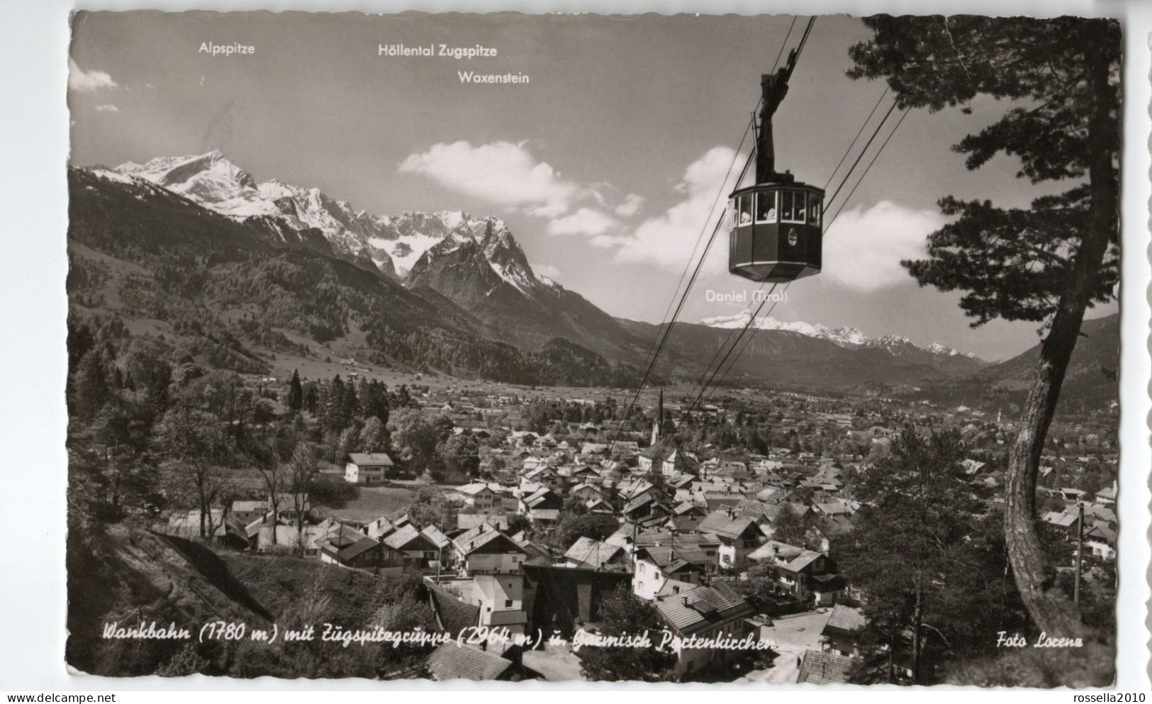 CARTOLINA 1962 GERMANIA  WANKBAHN Funivia A Garmisch - Partenkirchen GERMANY Postcard DEUTSCHLAND Ansichtskarten - Cham