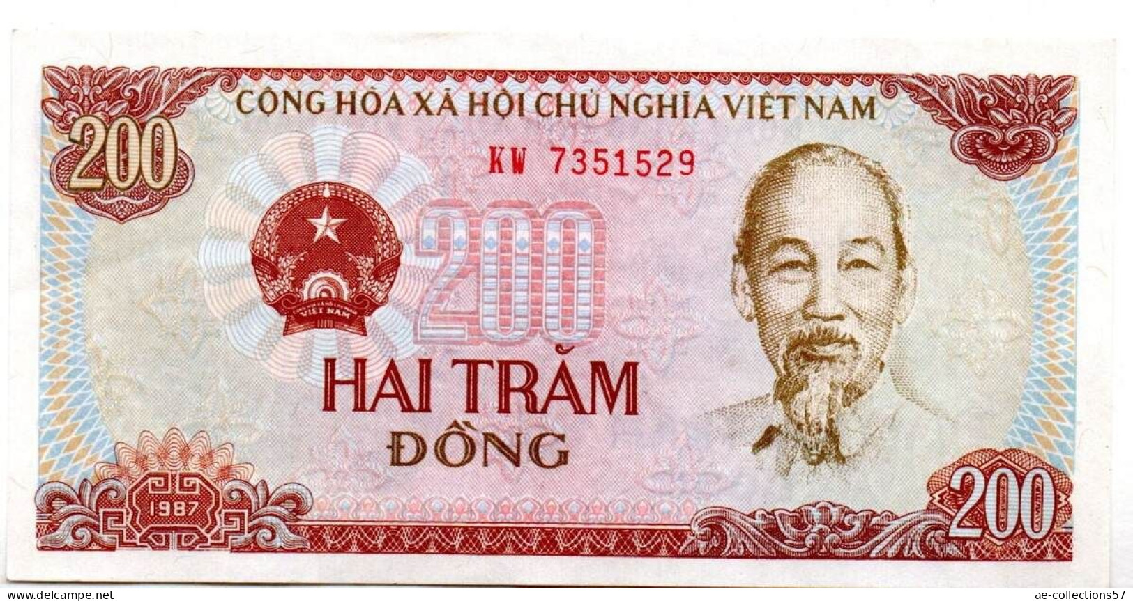 MA 19143  / Vietnam 200 Dong 1987 SUP - Viêt-Nam