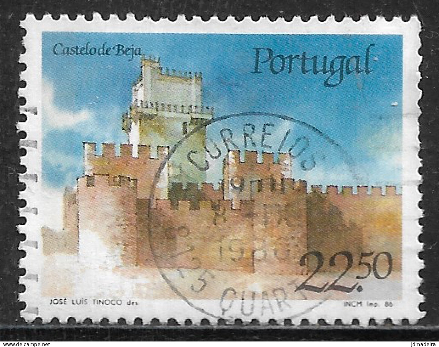 Portugal – 1986 Castles 22.50 Used Stamp - Oblitérés