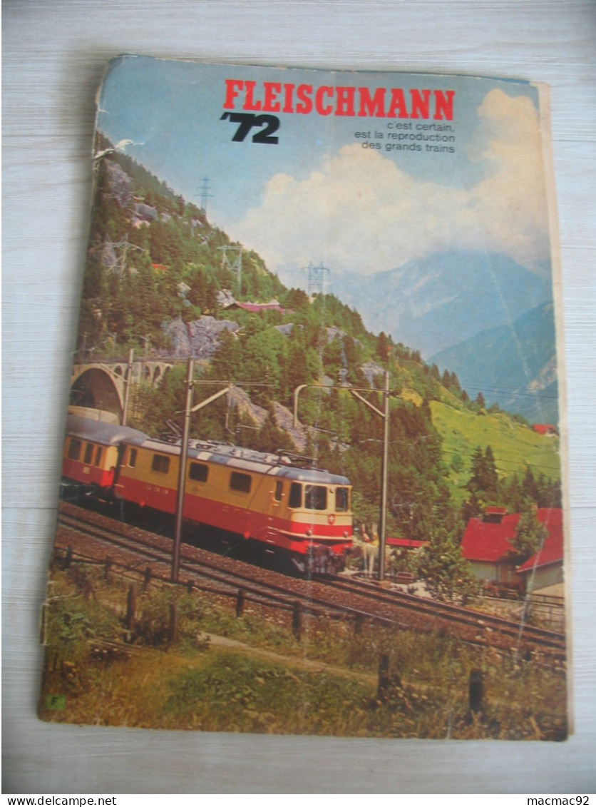 Catalogue Fleischmann 1972   **** EN ACHAT IMMEDIAT **** - Autres & Non Classés