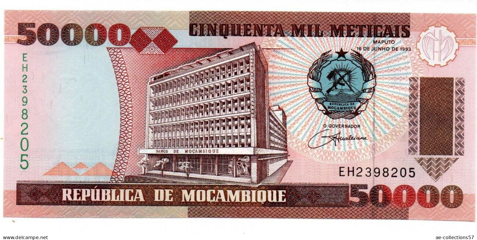 MA 22142  / Mozambique 50000 Meticais 16/06/1993 UNC - Mozambique