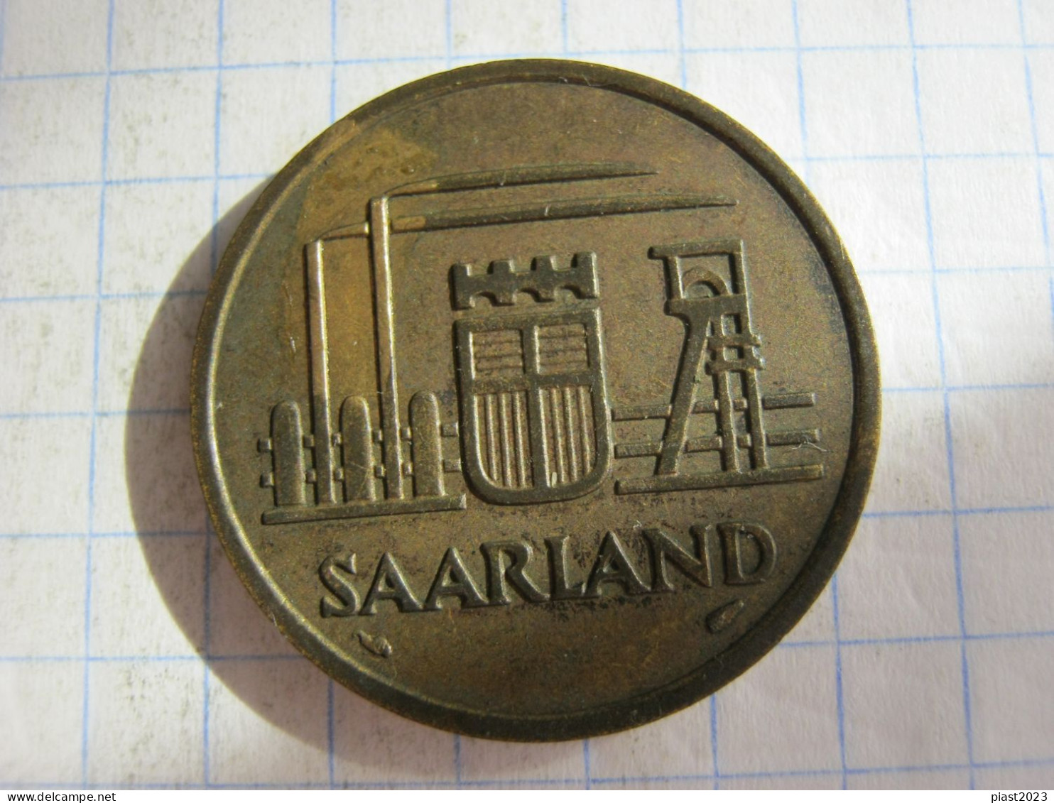 Sarre 50 Franken 1954 - 50 Franchi