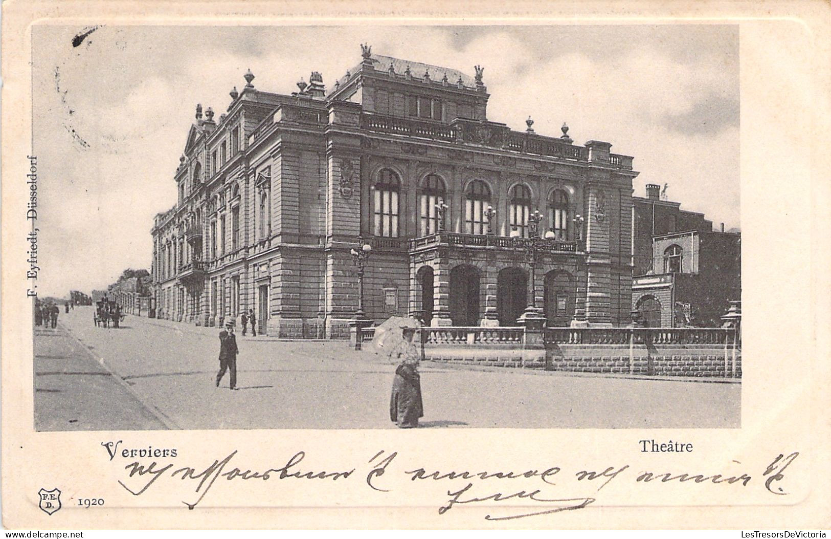 BELGIQUE - Verviers - Theatre - F Eyfriedt - Carte Postale Ancienne - - Verviers