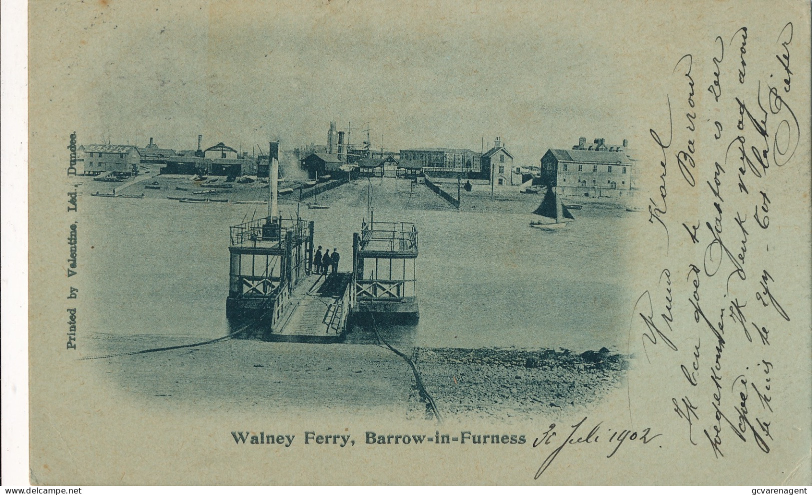 WALNEY FERRY  BARROW IN FURNESS    2 SCANS - Barrow-in-Furness