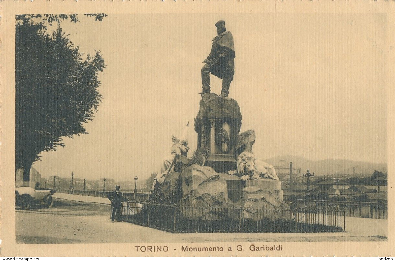 2f.257  TORINO - Monumento A G. Garibaldi - 1920 - Multi-vues, Vues Panoramiques