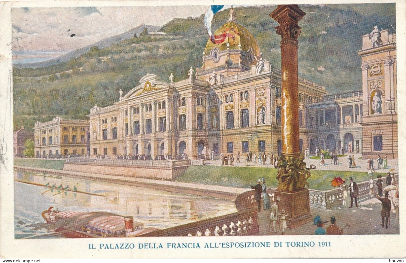 2f.267  TORINO - Il Palazzo Della Francia All'Esposizione 1911 - Exposiciones