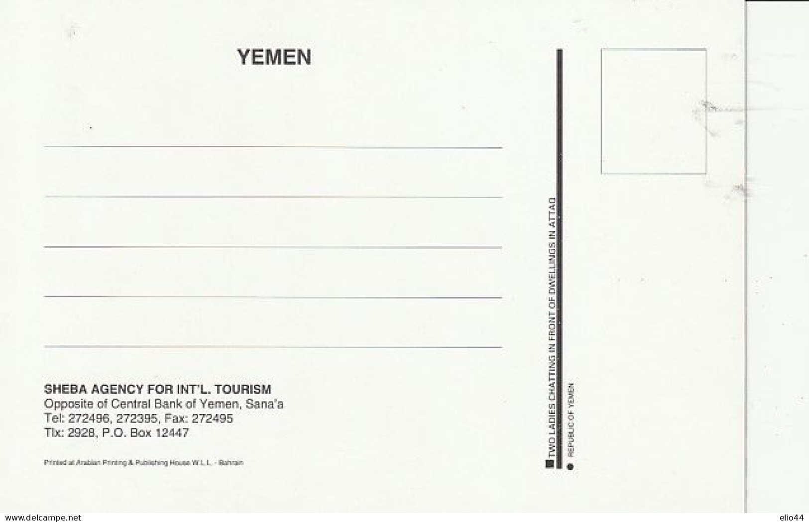 Asia -  Republic  Of Yemen - - Yémen