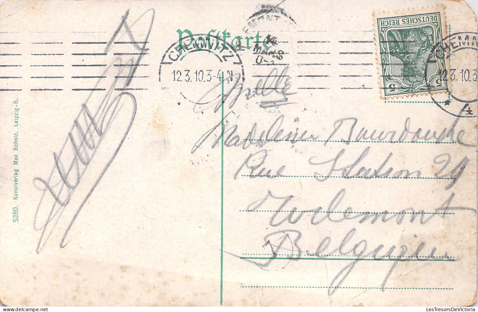 ALLEMAGNE - Chemnitz - Albertstrasse Bahnhof - Carte Postale Ancienne - - Autres & Non Classés