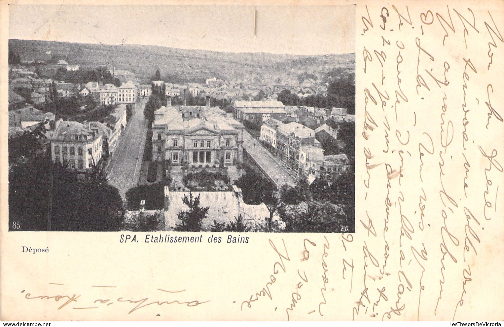 BELGIQUE - Spa - Etablissement Des Bains - Carte Postale Ancienne - - Spa